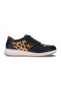 Revere Boston Zip Sneaker - Leopard